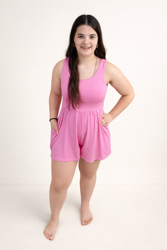 Double Layered Tank Romper