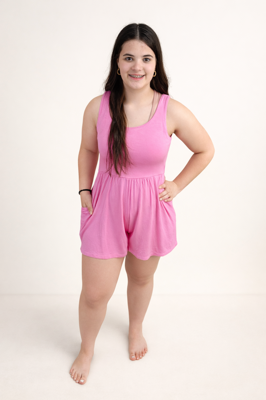 Double Layered Tank Romper